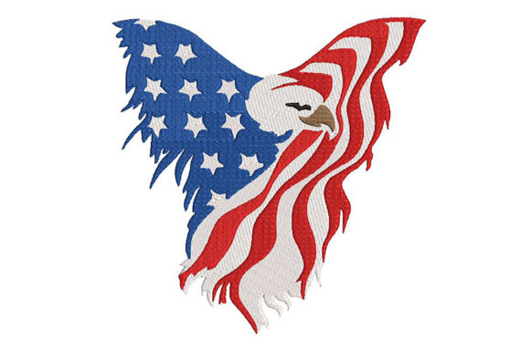 American Flag 2nd Version – Seasonal Embroidery Review