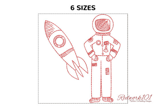 Astronaut Profession Machine Embroidery Design Review