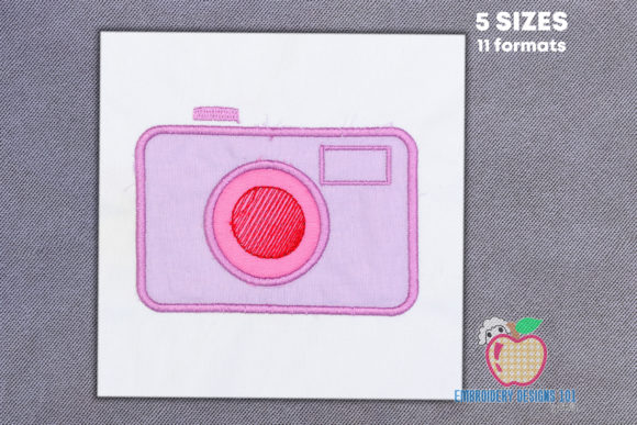 Camera Applique Design for Seasonal Products