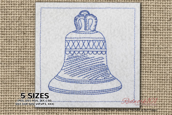 Christmas Hand Bell Redwork: A Designer’s Review for Your Boutique Sweatshirt Drop