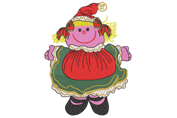 Christmas Rag Doll Design Review for Craft Fair Sellers