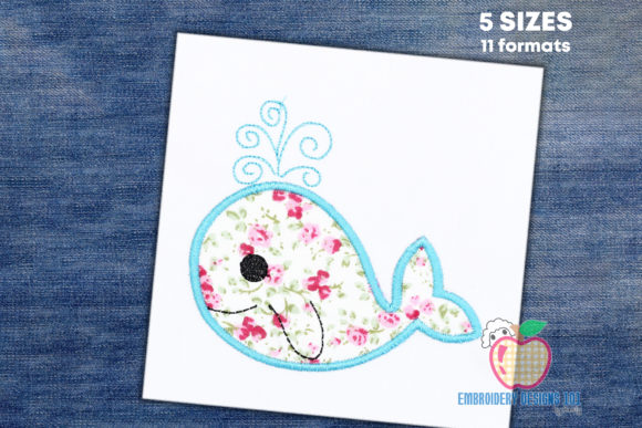 Female Whale Design Applique: Craft Fair Review