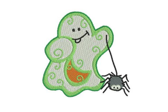 Ghost with Spider: A Professional Embroidery Review