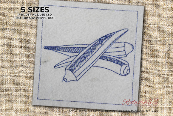 Three Fresh Lady Finger Redwork: A Design Review for Business Merch